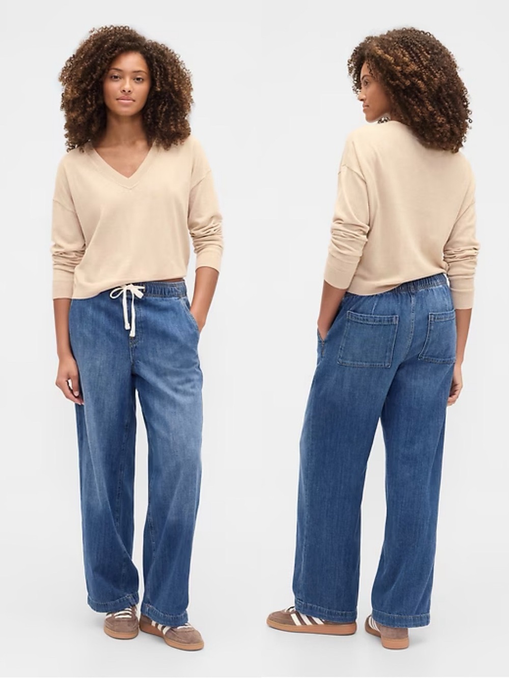 GAP High Rise Easy Baggy Jeans